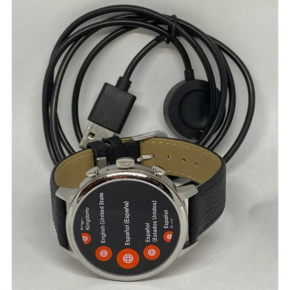 Fossil Gen 4 Authentic Digital Dial Smart Watch Custom Band FTW6017 DC110